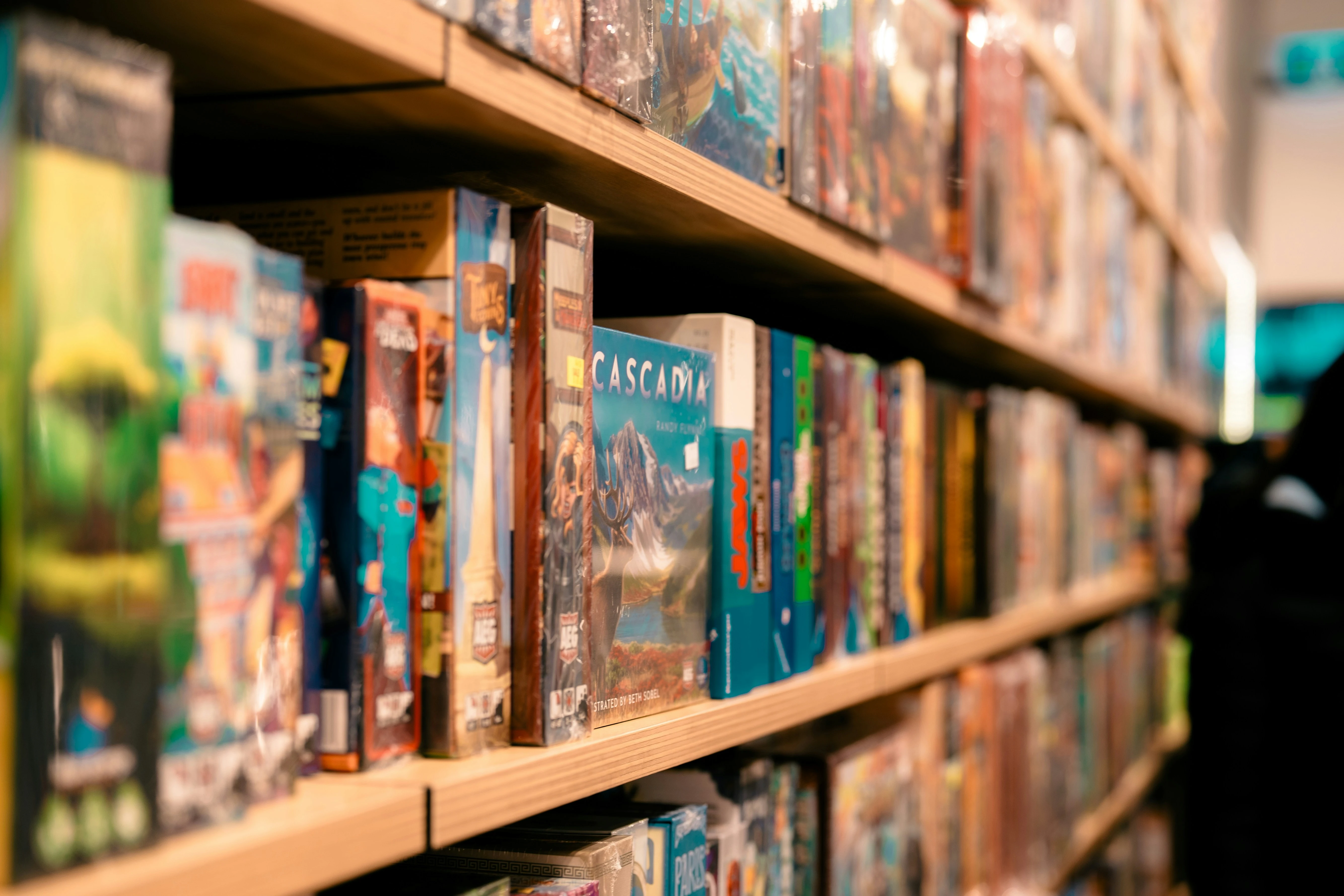 Board games on a table